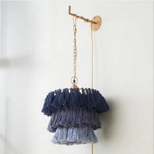 Бра подвесное бахрома Tassel Wall синий ImperiumLoft Tassel-Wall01 (178399-26)